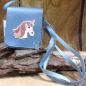 Preview: Kinderhandtasche mit Glitzer Einhorn