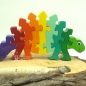 Preview: Stegosaurus als 3D Holz Puzzle