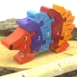 Preview: Igel als 3D Puzzle in Holz