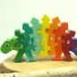 Preview: Dinosaurier Stegosaurier als Holz Puzzle