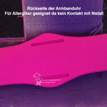 Armbanduhr Slappstixx Silikon pink