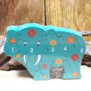 3 D Puzzle kleiner Elefant mit Zahlen von 1-5